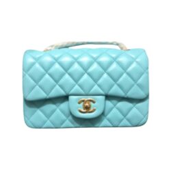 Borsa Con Patta Classica Blu