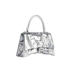 Hourglass Piccola Con Manico Superiore Argento