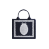 Book Tote Medio Blu