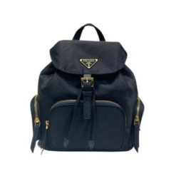 Re-Nylon Nero Con Tono Oro