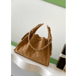 Alternative view of Borsa Hobo In Camoscio Marrone