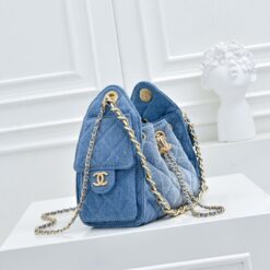 Alternative view of Piccola Borsa In Denim Azzurro Chiaro
