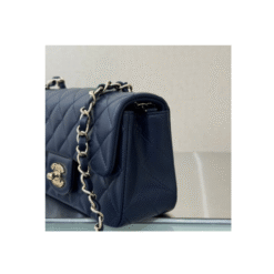 Mini patta rettangolare classica blu navy - immagine 7