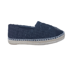Espadrillas Di Agnello Nera Paillettes