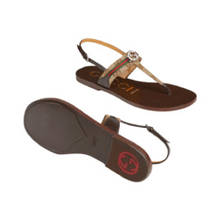 Infradito Slingback Beige