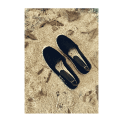 Alternative view of Espadrillas Ricamate Tela Nera