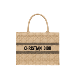 Tote Book Realizzata In Raffia Naturale