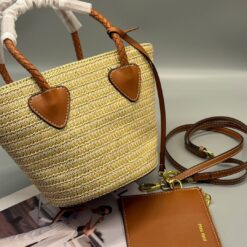 Alternative view of Borsa Tote In Tessuto Beige