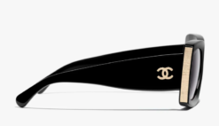 Alternative view of Rettangolare Acetate Nero/Oro