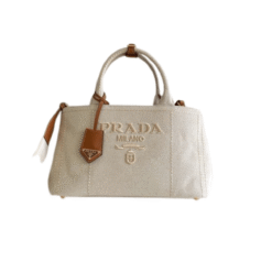 Borsa A Mano Jardinière Grande In Misto Lino