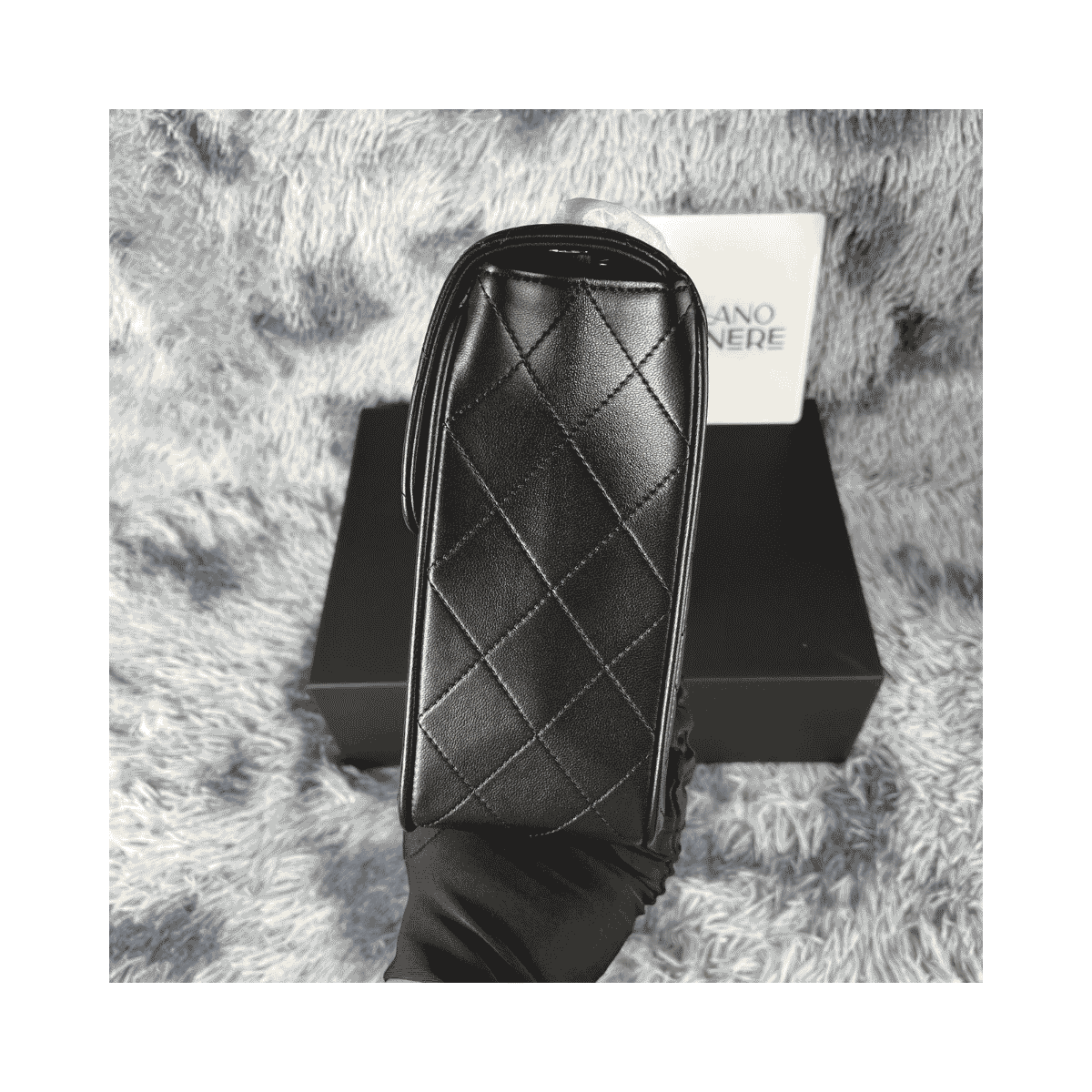 Classic Lambskin Single Flap Nera - immagine 9
