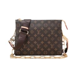 Borsa Coussin Monogram con catena dorata