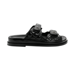 Sandali Slide CC Con Catena Neri