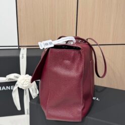 Borsa Maxi Flap Borgogna Scuro - immagine 4