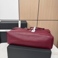 Borsa Maxi Flap Borgogna Scuro - immagine 5