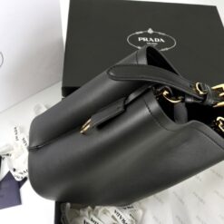 Borsa tote in vitello nera - immagine 7