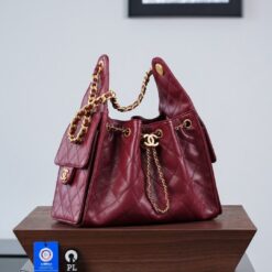 Borsa Hobo 25 Piccola Borgogna - immagine 7