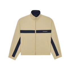 Giacca in cotone color mastice