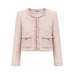 Giacca in tweed rosa