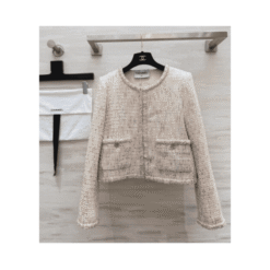 Alternative view of Giacca in tweed rosa