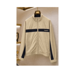 Alternative view of Giacca in cotone color mastice