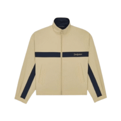 Giacca in cotone color mastice