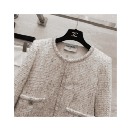 Giacca in tweed rosa - immagine 5
