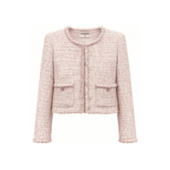 Giacca in tweed rosa
