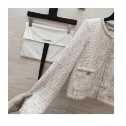 Giacca in tweed rosa - immagine 7