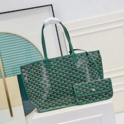 Alternative view of Borsa PM Tote Verde in Canvas